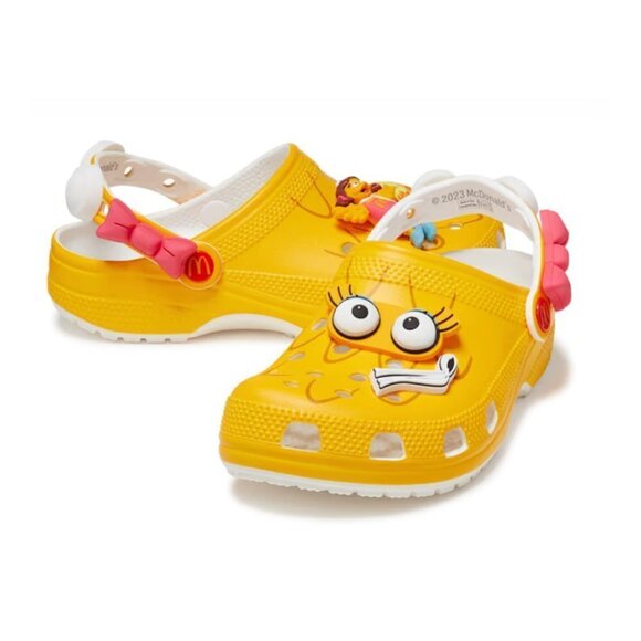 MCDONALD’S X CROCS CLASSIC CLOG Yellow Birdie Adult Unisex W 10 / M 8- NEW - Picture 7 of 8